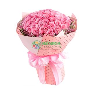 99 bông hồng phấn dễ thương