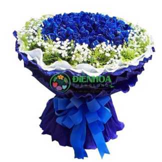 Bó hoa hồng xanh đẹp nhất