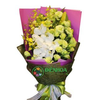 Bó hoa tươi gắn kết yêu thương