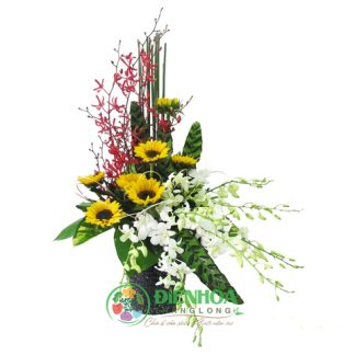 Bình hoa văn phòng đẹp