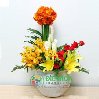 Bình hoa tươi văn phòng đẹp