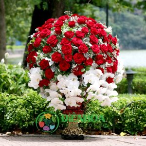 Bình hoa hồng đỏ VIP