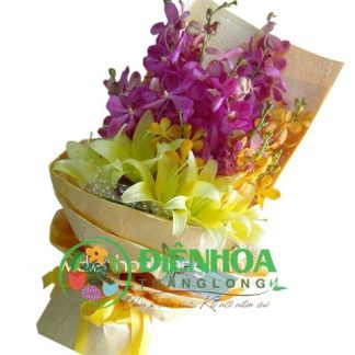 Bó hoa chúc mừng sang trọng