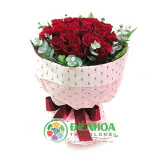 Bó hoa hồng đỏ đẹp tặng sinh nhật
