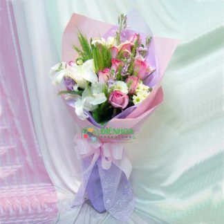 Bó hoa tình yêu dễ thương