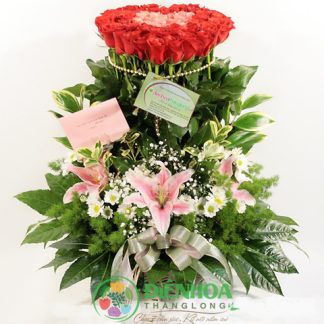 Giỏ hoa tặng người yêu