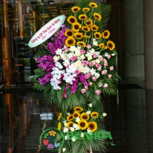 Hoa chúc mừng khai trương công ty