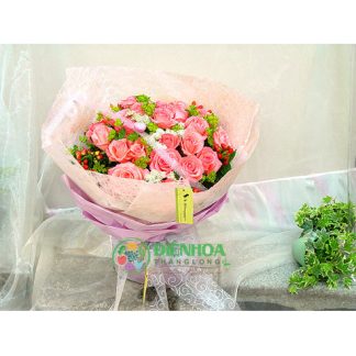 Hoa tình yêu màu hồng