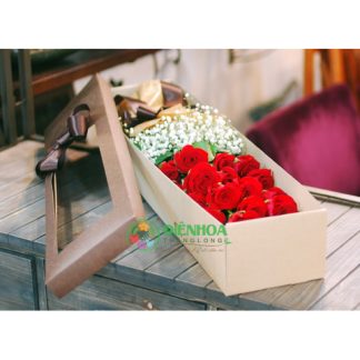 Hộp hoa hồng đỏ