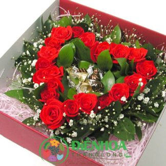 Hộp hoa tình yêu