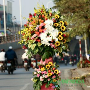 Kệ hoa khai trương, chúc mừng ngày thành lập