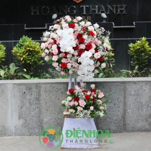 Lẵng hoa khai trương đẹp