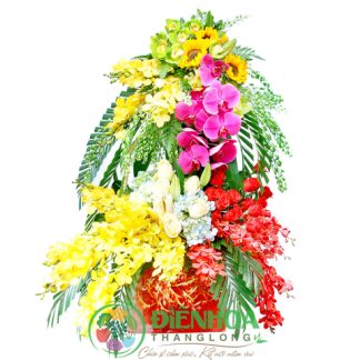 Lẵng hoa tặng sếp