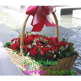 Lẵng hoa xách tay